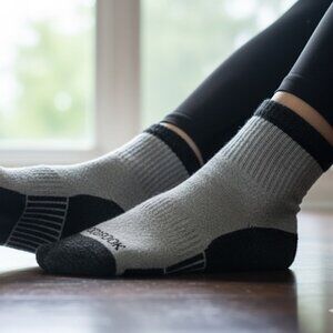 2 NWT boxes of Bamboo Socks (6 pair) Navy/Gray/Mixed navy & Gray   Regular size